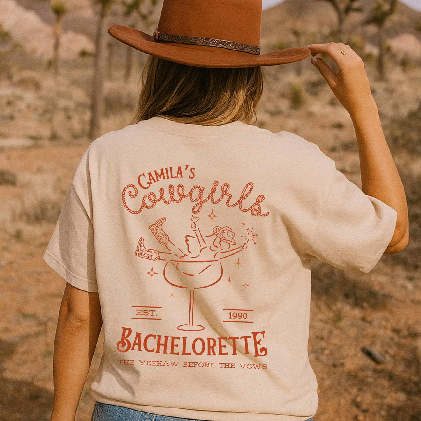 Camiseta Personalizada - Cowgirls Bachelorette
