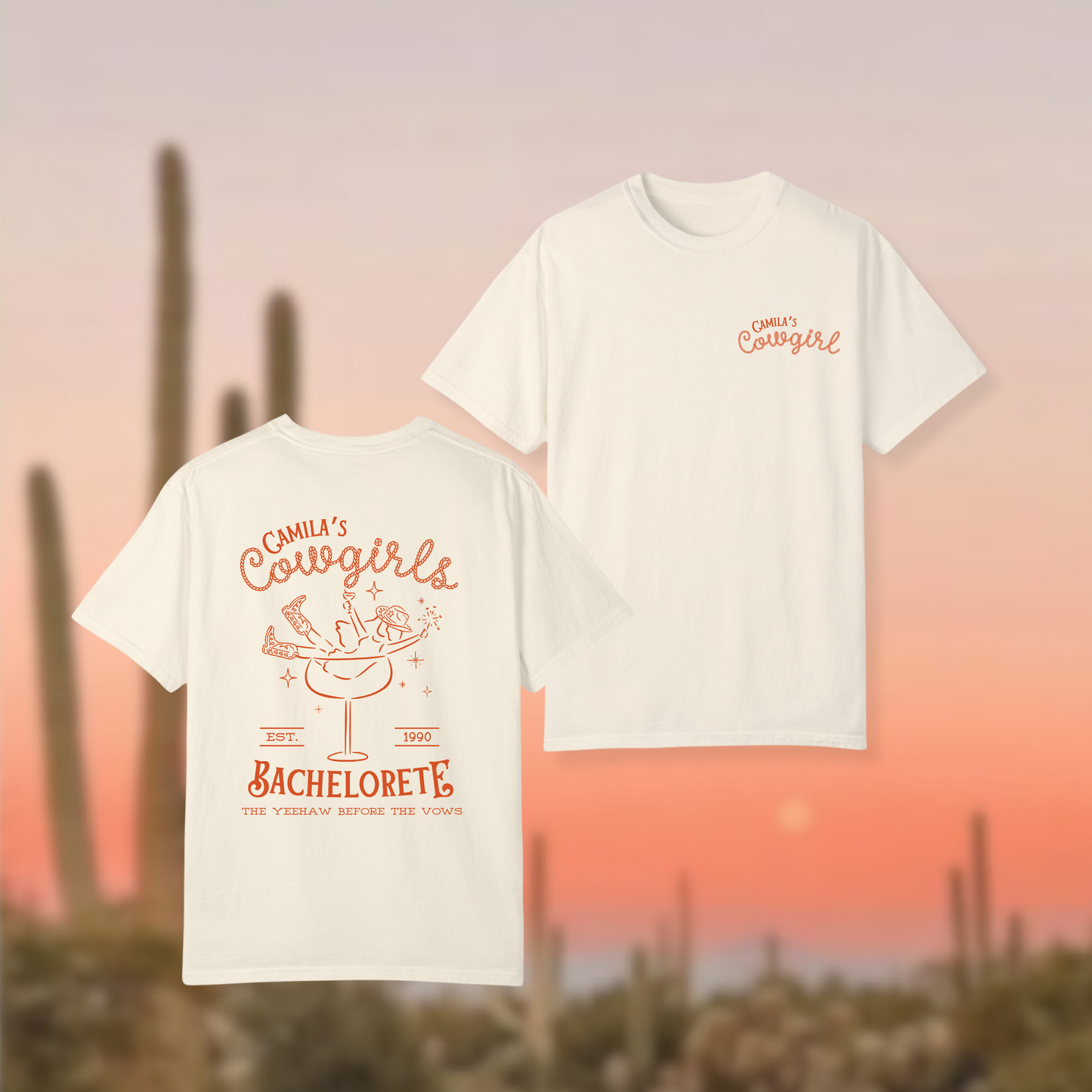 Camiseta Personalizada - Cowgirls Bachelorette