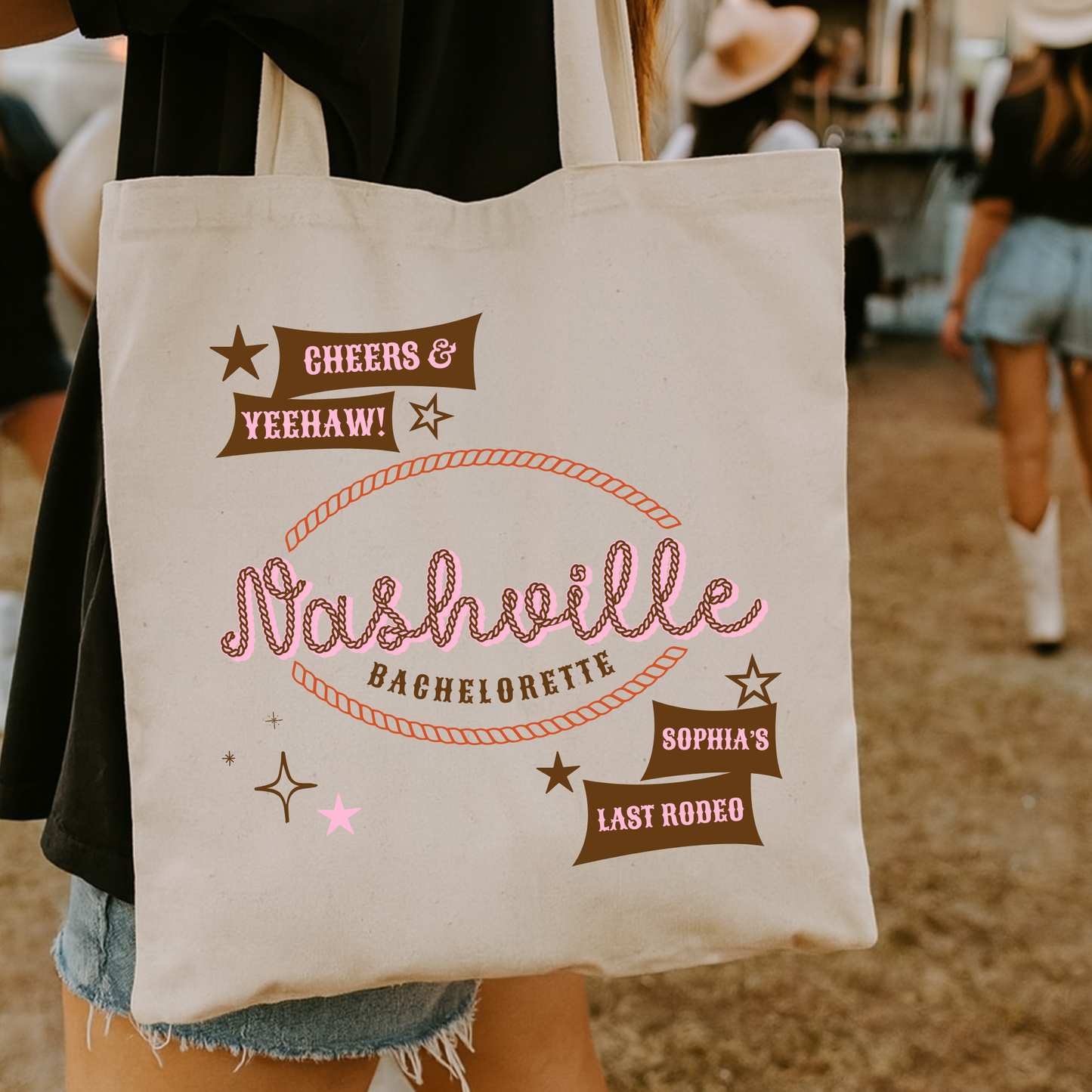 Tote Bag Personalizado - Despedida de Soltera estilo Country
