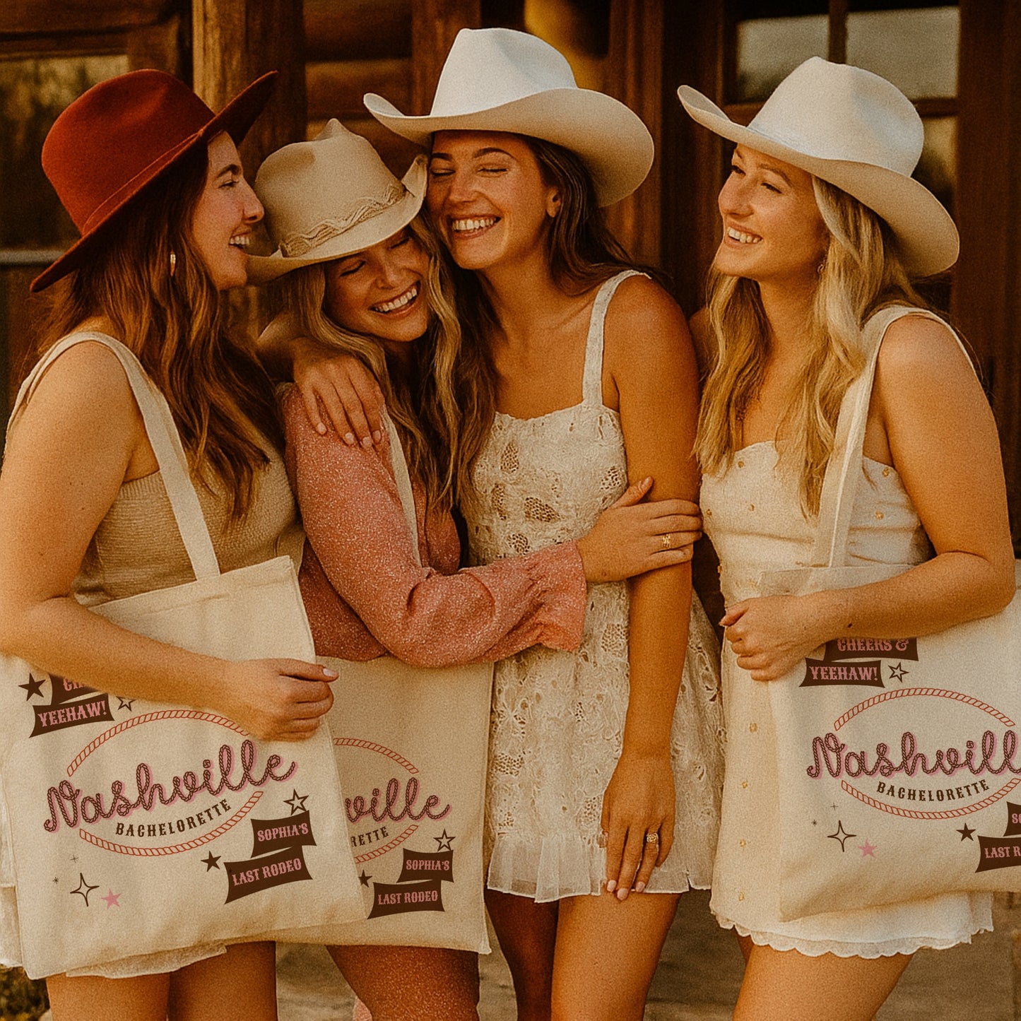 Tote Bag Personalizado - Despedida de Soltera estilo Country