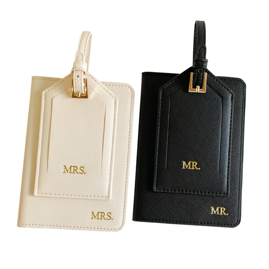 Porta Pasaporte y Etiqueta de Equipaje Personalizados