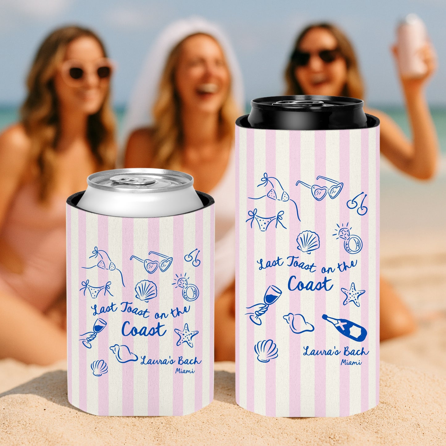 Fundas de Latas Personalizadas – Last Toast on the Coast