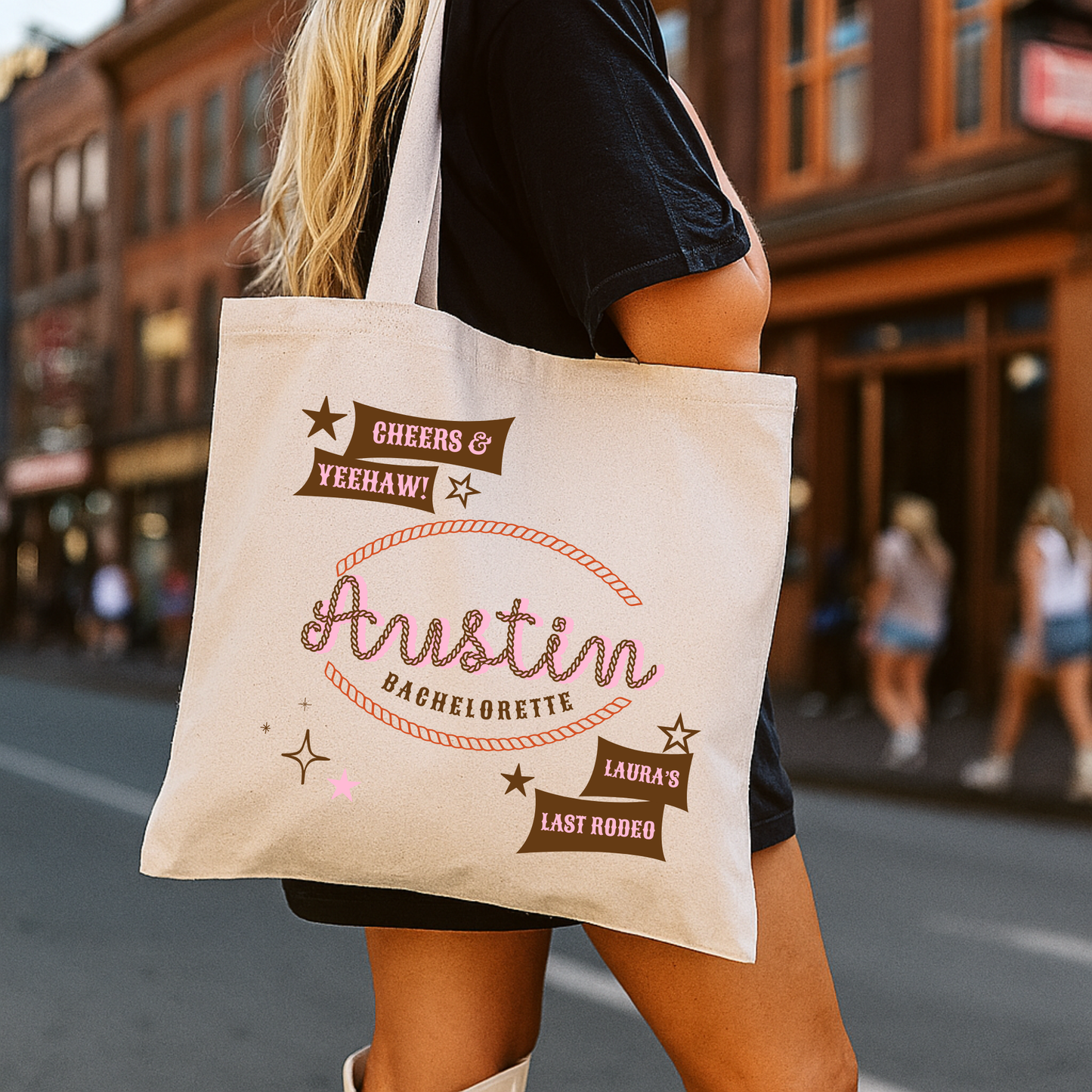Tote Bag Personalizado - Despedida de Soltera estilo Country