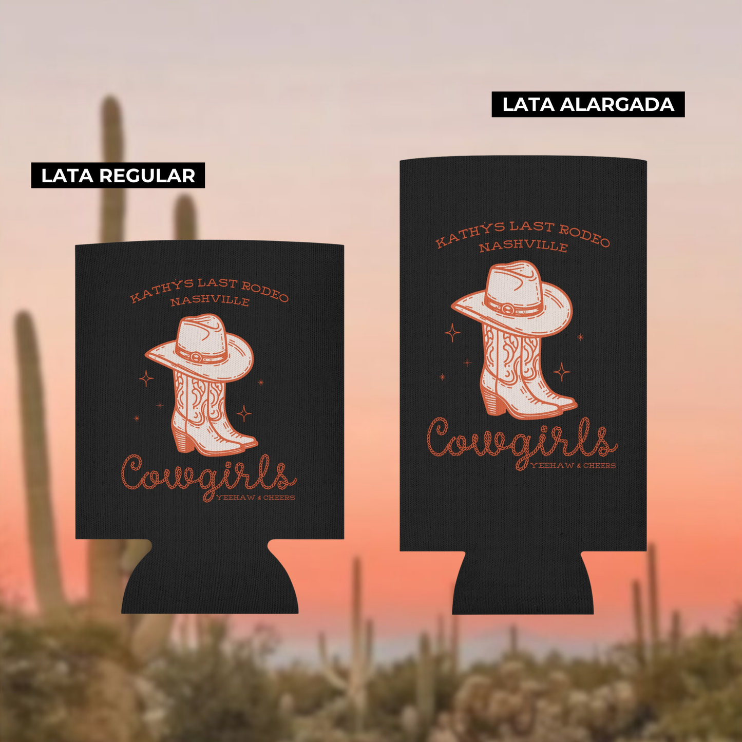 Funda de Lata Personalizada - Last Rodeo Cowgirls