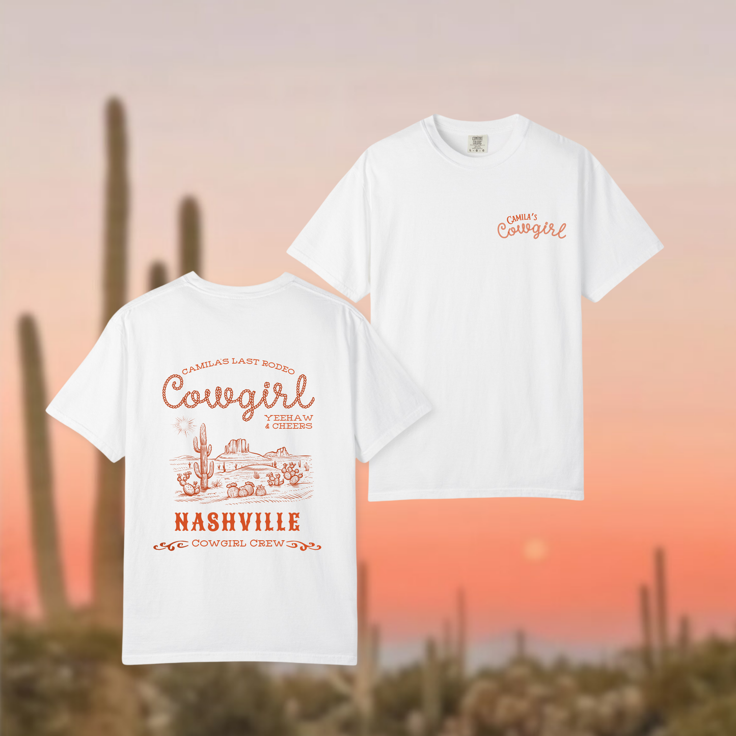 Camiseta Personalizada – Cowgirl Bachelorette Vibes