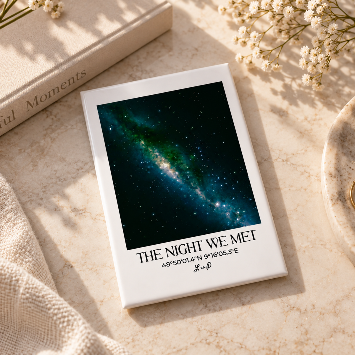 Personalized starry sky — The sky on that day