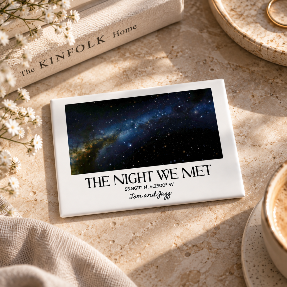 Personalized starry sky — The sky on that day