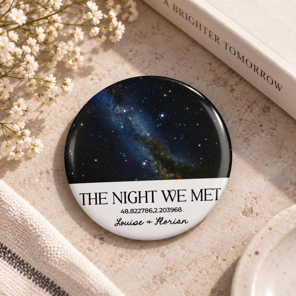 Personalized starry sky — The sky on that day