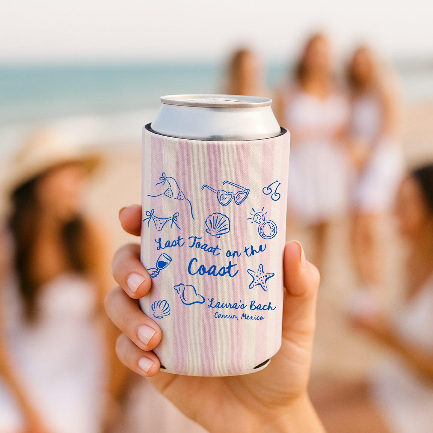 Fundas de Latas Personalizadas – Last Toast on the Coast