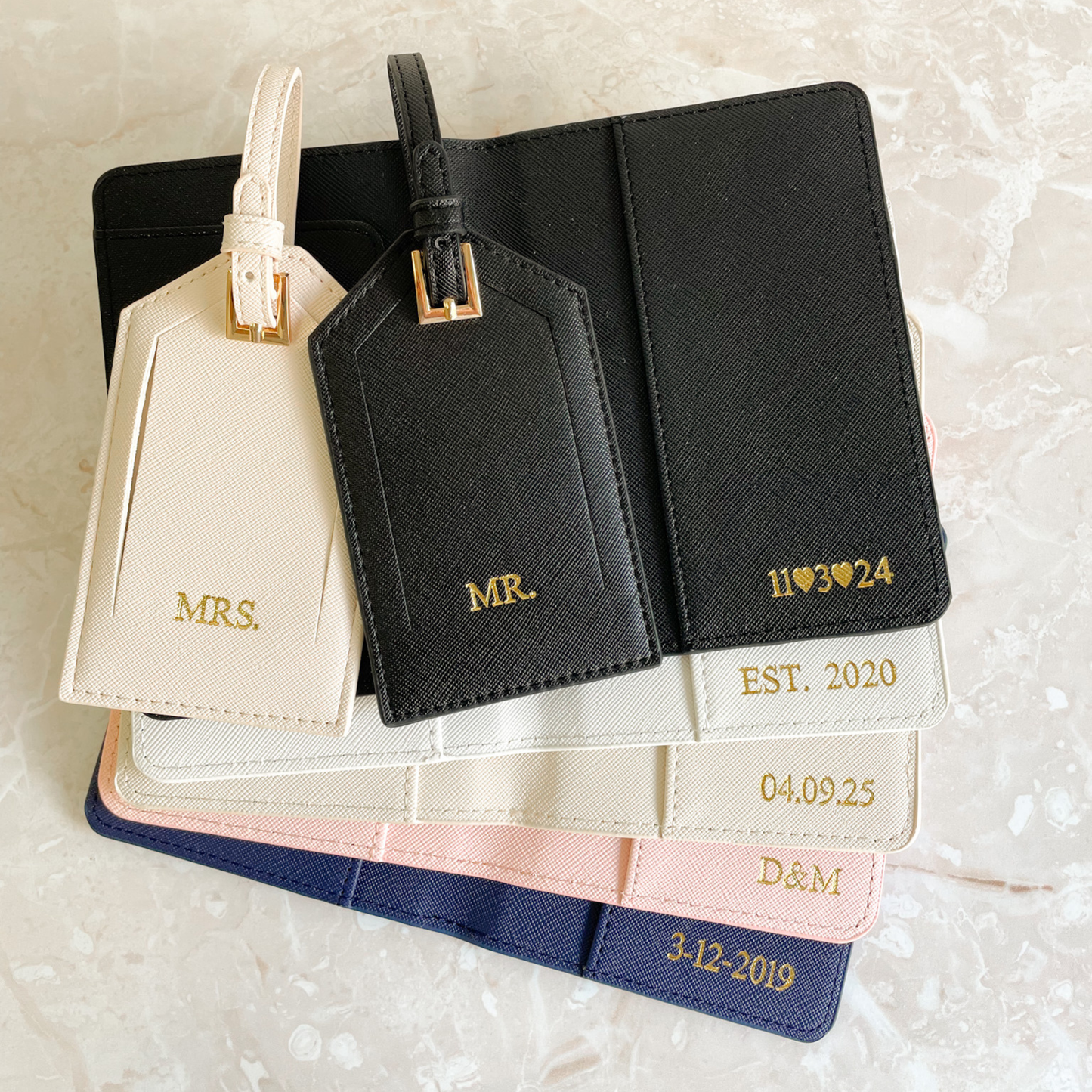 Porta Pasaporte y Etiqueta de Equipaje Personalizados