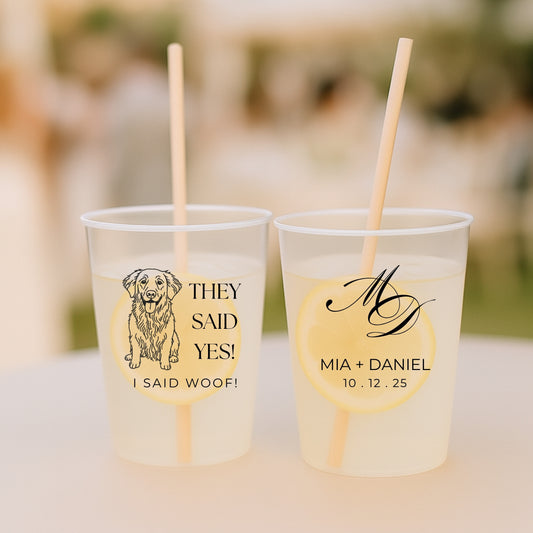 Vasos de plastico personalizados de mascotas
