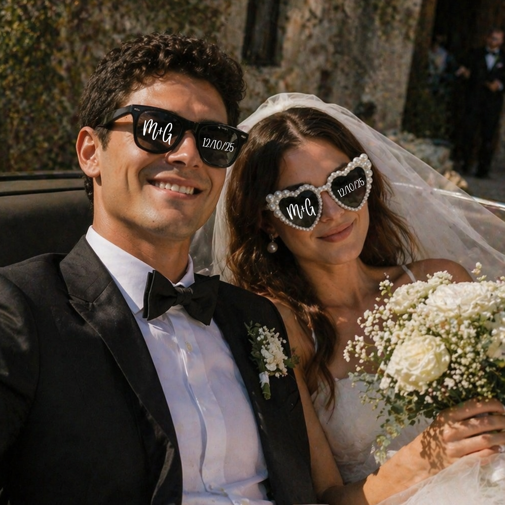 Gafas de sol personalizadas para boda
