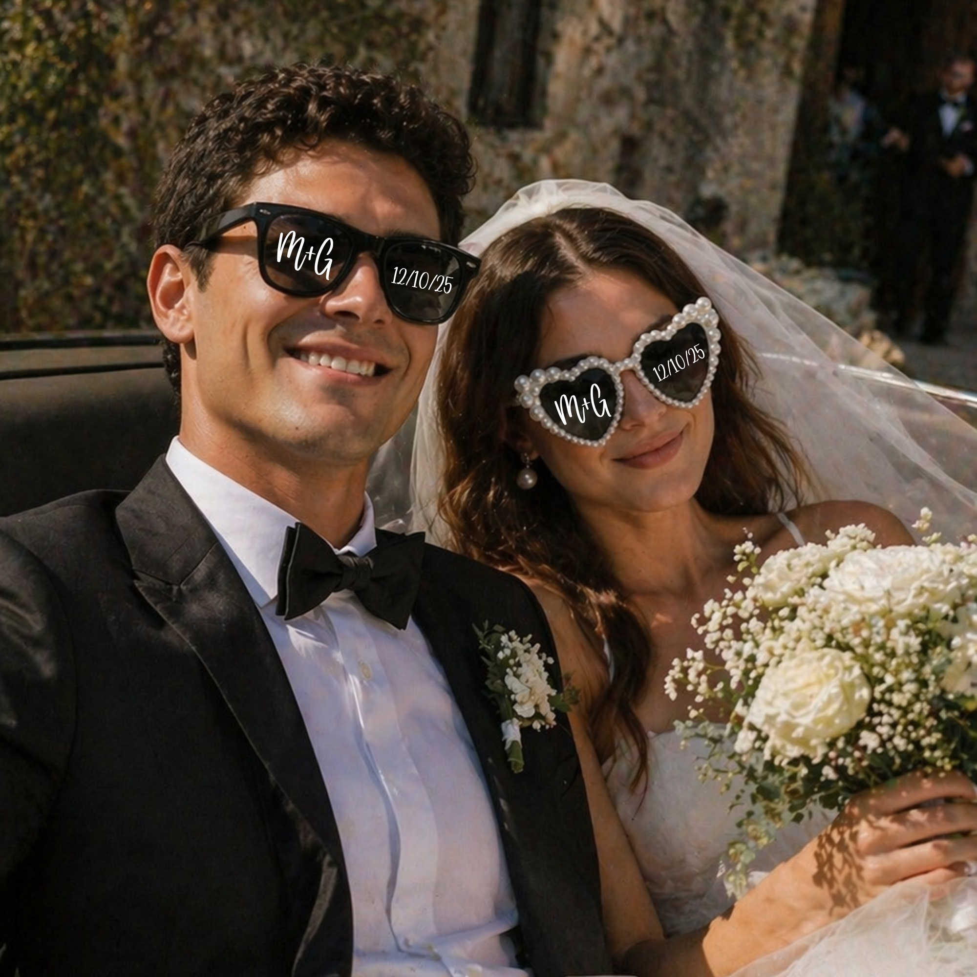 Gafas de sol personalizadas para boda
