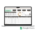 Organizador de boda en Google Sheets con presupuesto, gastos y resumen automático personalizable